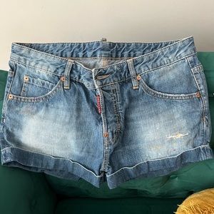 DSqaured Womens Denim Shorts. Size 44. Worn Once.